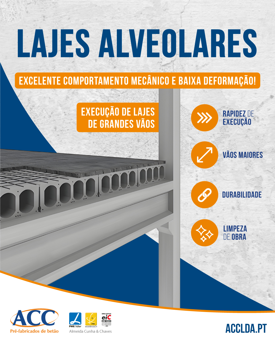 Lajes Alveolares ACC