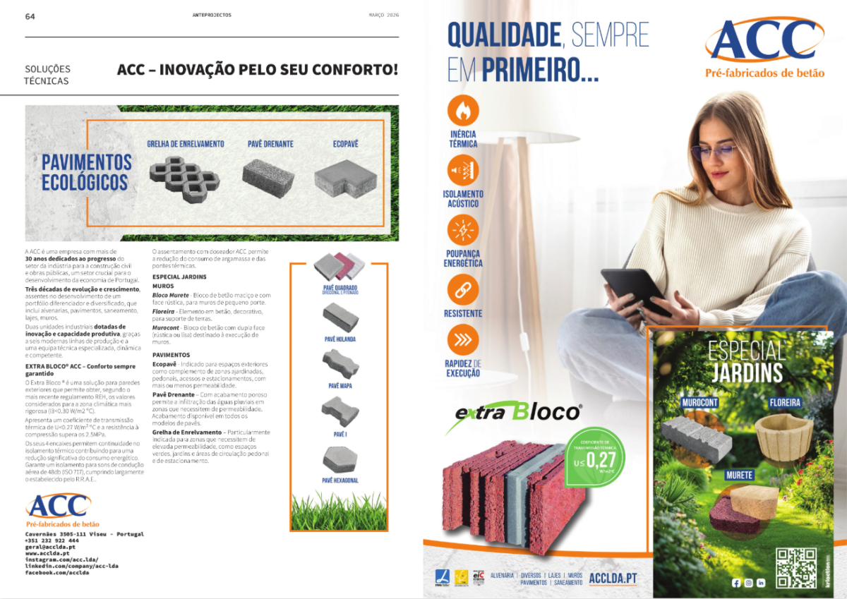 ACC na Edição de Março da Revista Anteprojectos